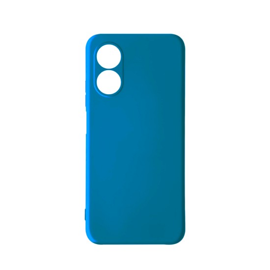 Capa de Silicone com Moldura de Câmera para Oppo A17 Azul